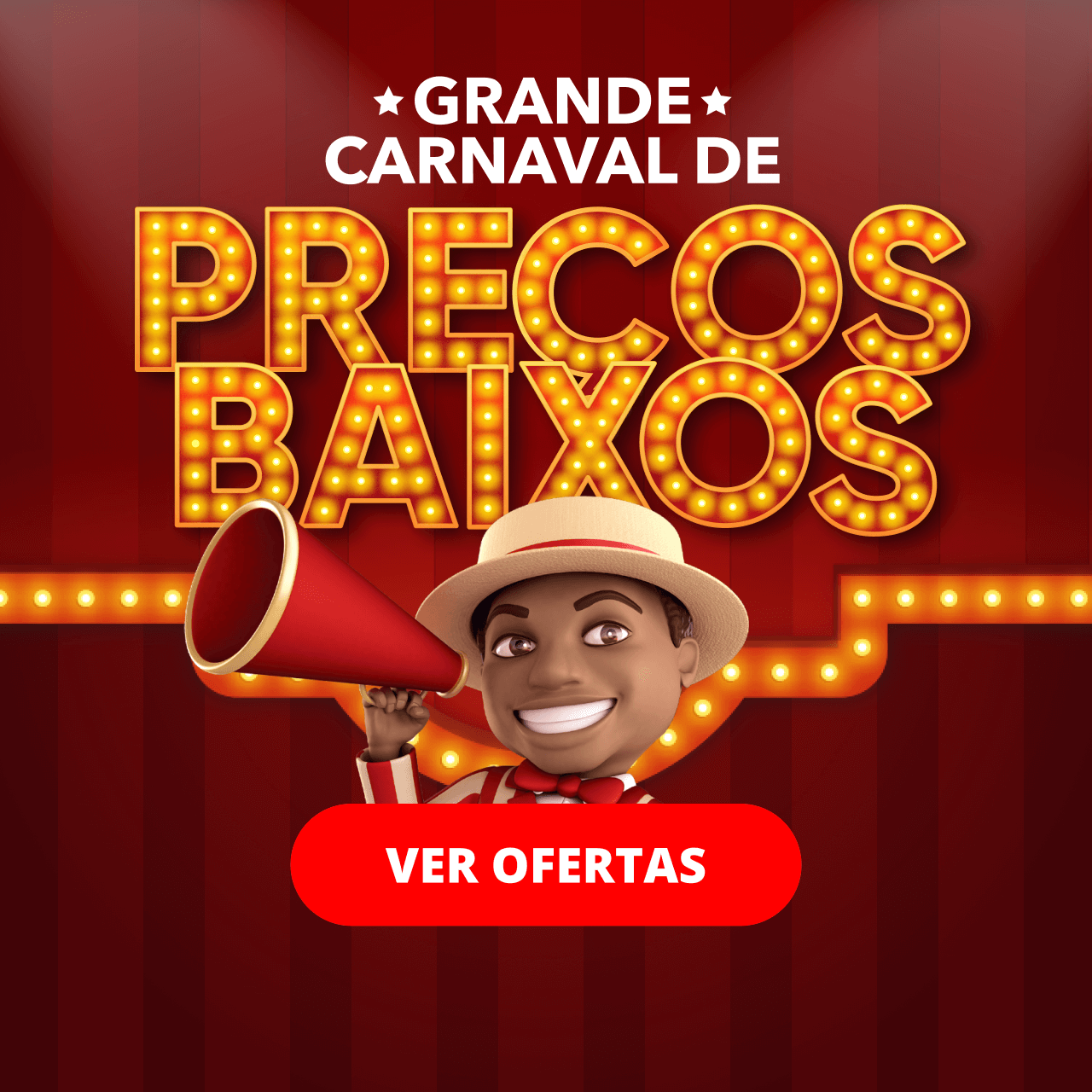 É o nosso Grande Carnaval de Preços Baixos e pode ter a oportunidade de ganhar 1 dos 140 Trolley Dashes. Para participar neste passatempo, compre 3 ou mais produtos aderentes na loja! O passatempo termina a 8 de junho de 2025. Aplicam-se os termos e condições!