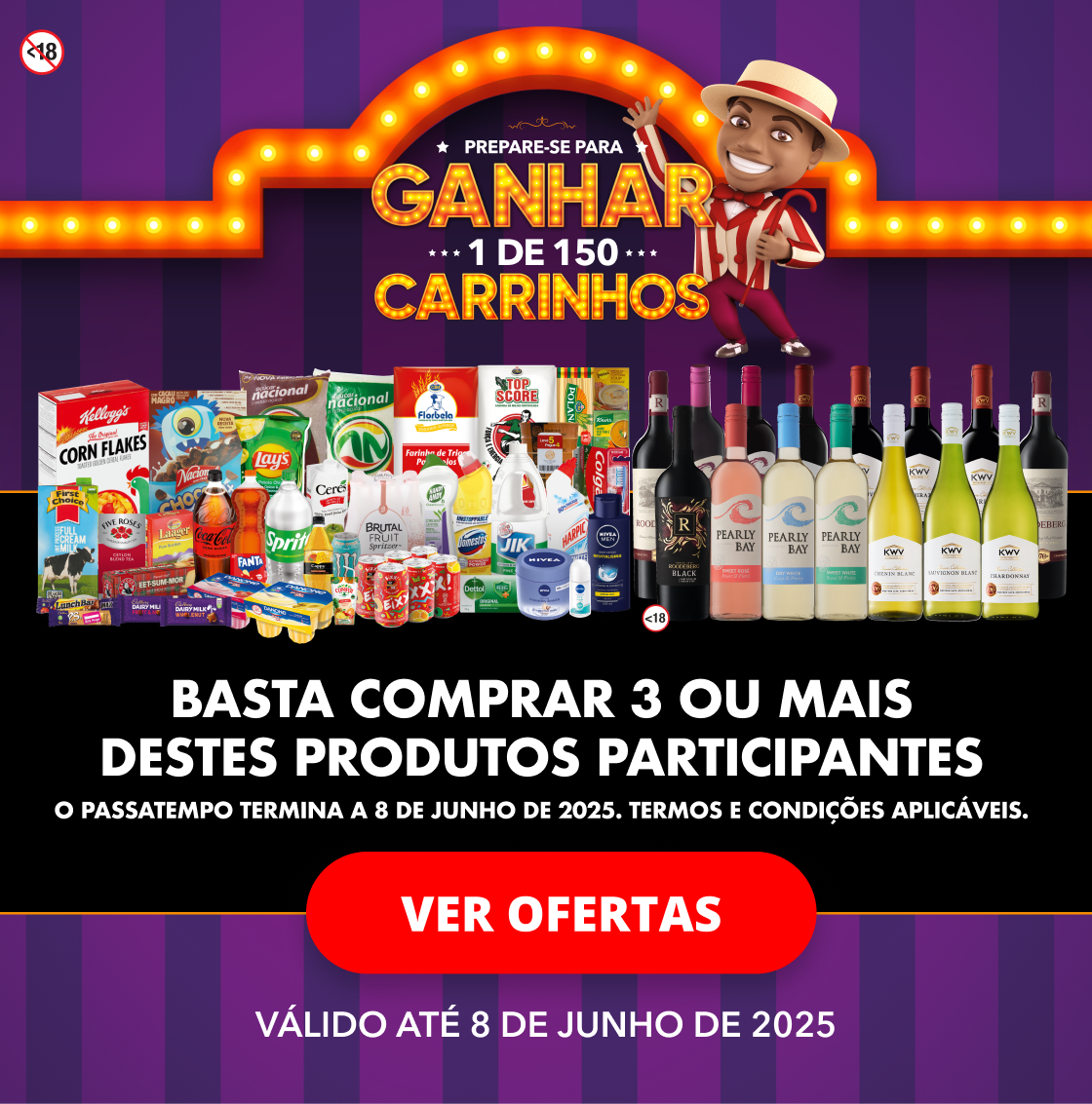 Tenha A Chance De Ganhar 1 De 150 Carrinhos De Compras
