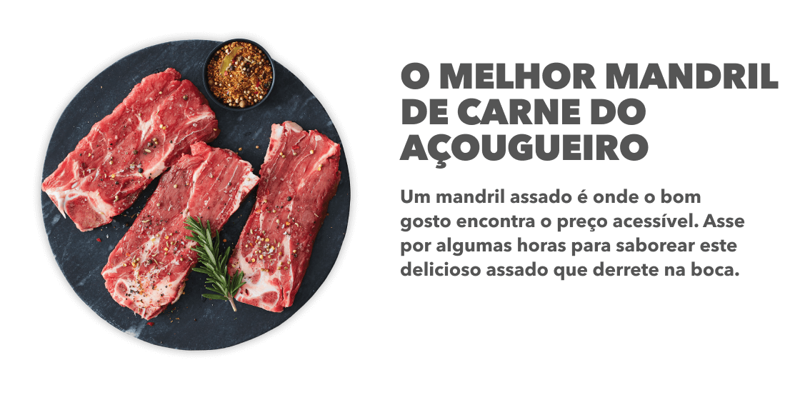 MELHOR CHUCK DE CARNE DE AÇOUGUE