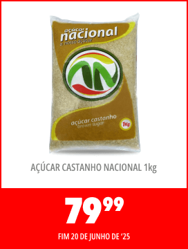 ACUCAR CASTANHO NACIONAL