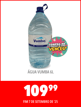 ÁGUA VUMBA 6L, 109,99