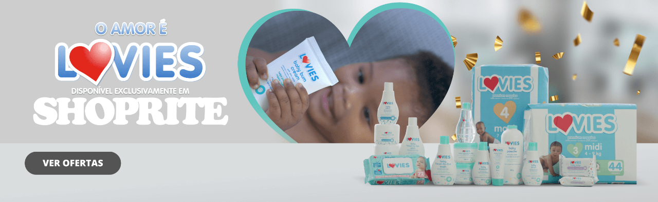 O AMOR É AMOR. DISPONÍVEL EXCLUSIVAMENTE NA SHOPRITE